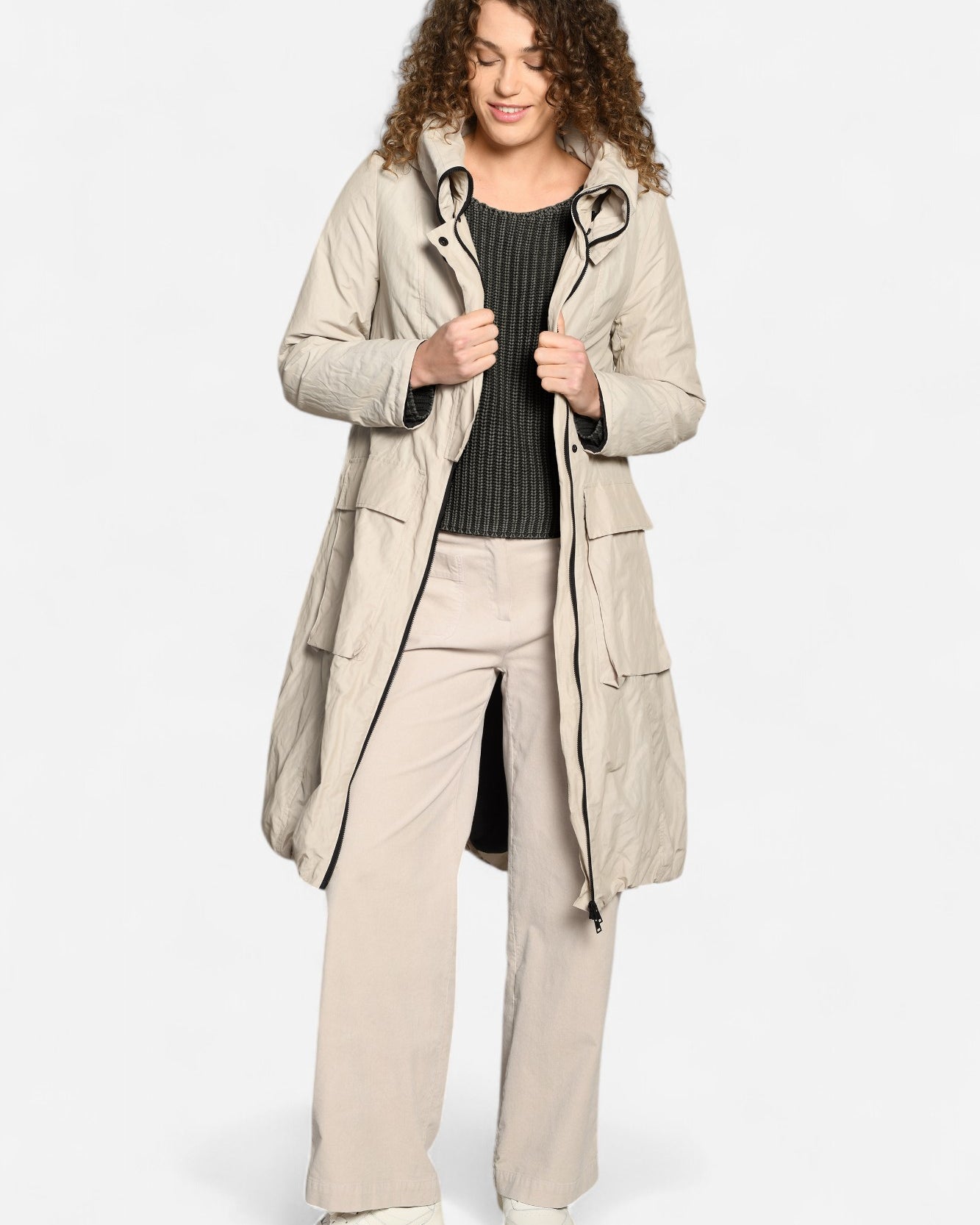 AMBER & MOON lange jas BANICO