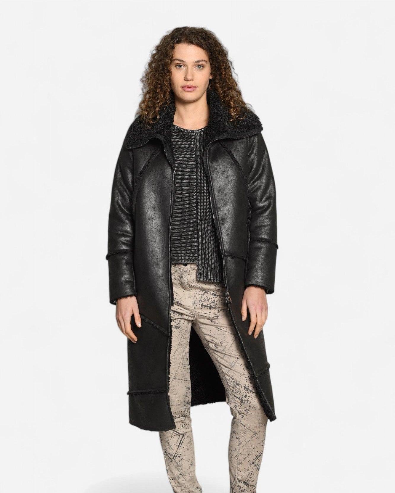 AMBER & MOON lange jas BOFIKA