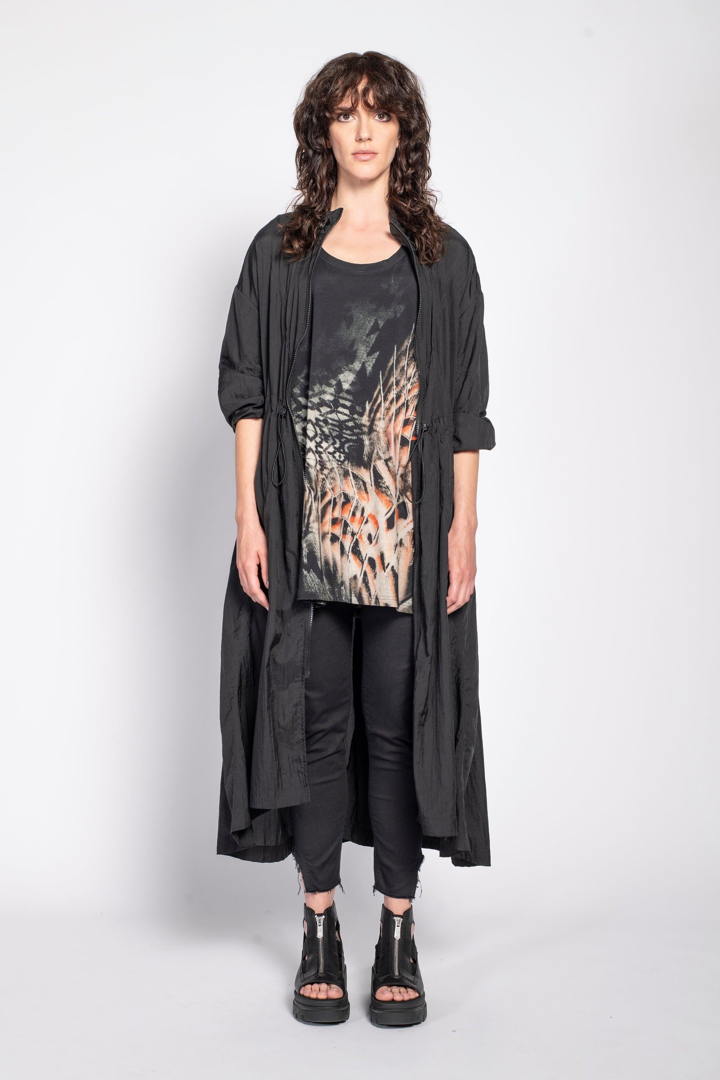 AMBER & MOON langer Cardigan-Mantel AUDREY