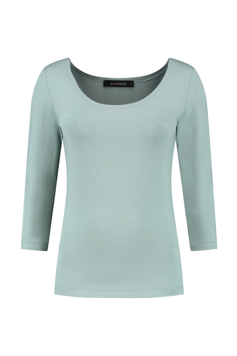 ELSEWHERE basis top 3/4 mouw HOLLY