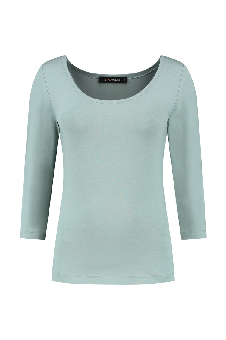Elsewhere Basic Top mit 3/4-Ärmeln HOLLY