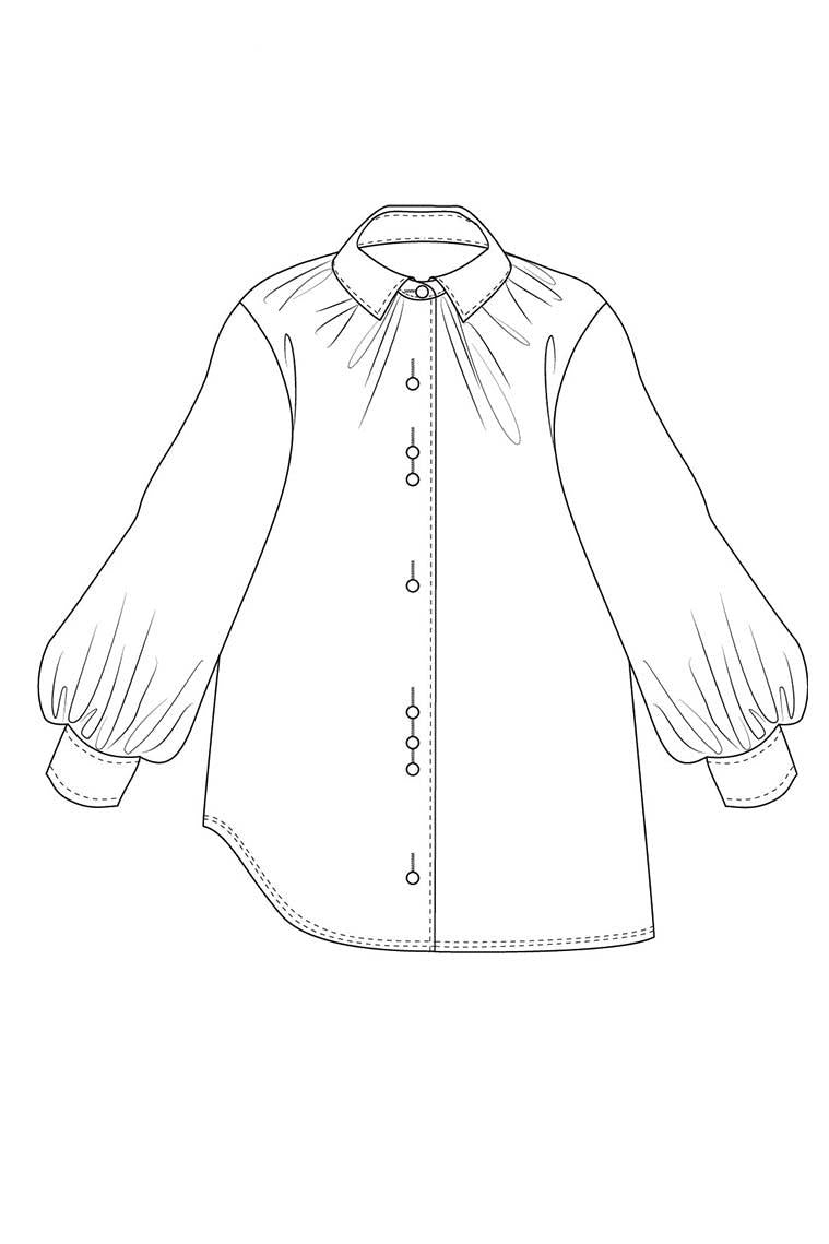Elsewhere Bluse mit Raffung