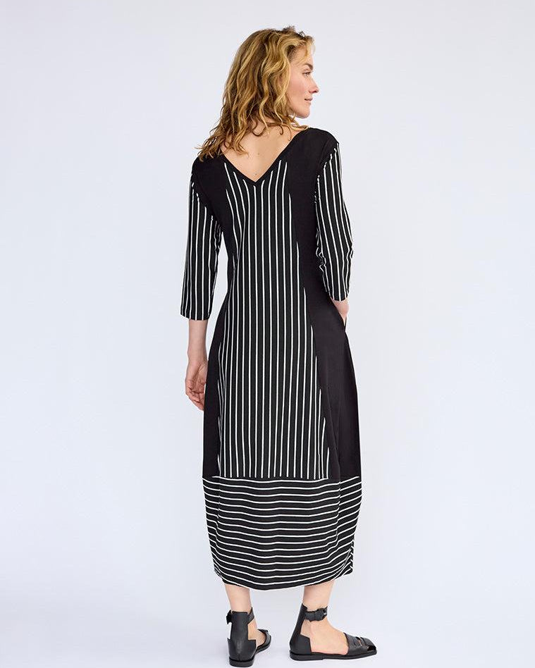 ELSEWHERE jurk STRIPE