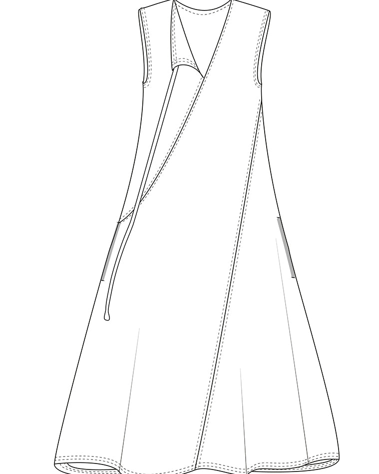 ELSEWHERE lange jurk SIRO