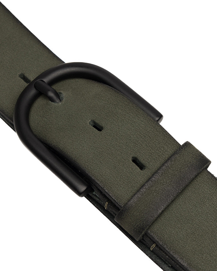 ELSEWHERE lederen ceintuur BRUSH