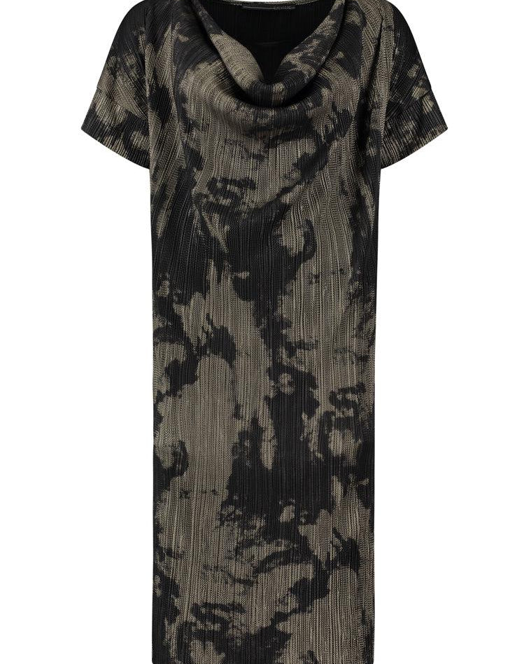 ELSEWHERE plisse jurk LOU