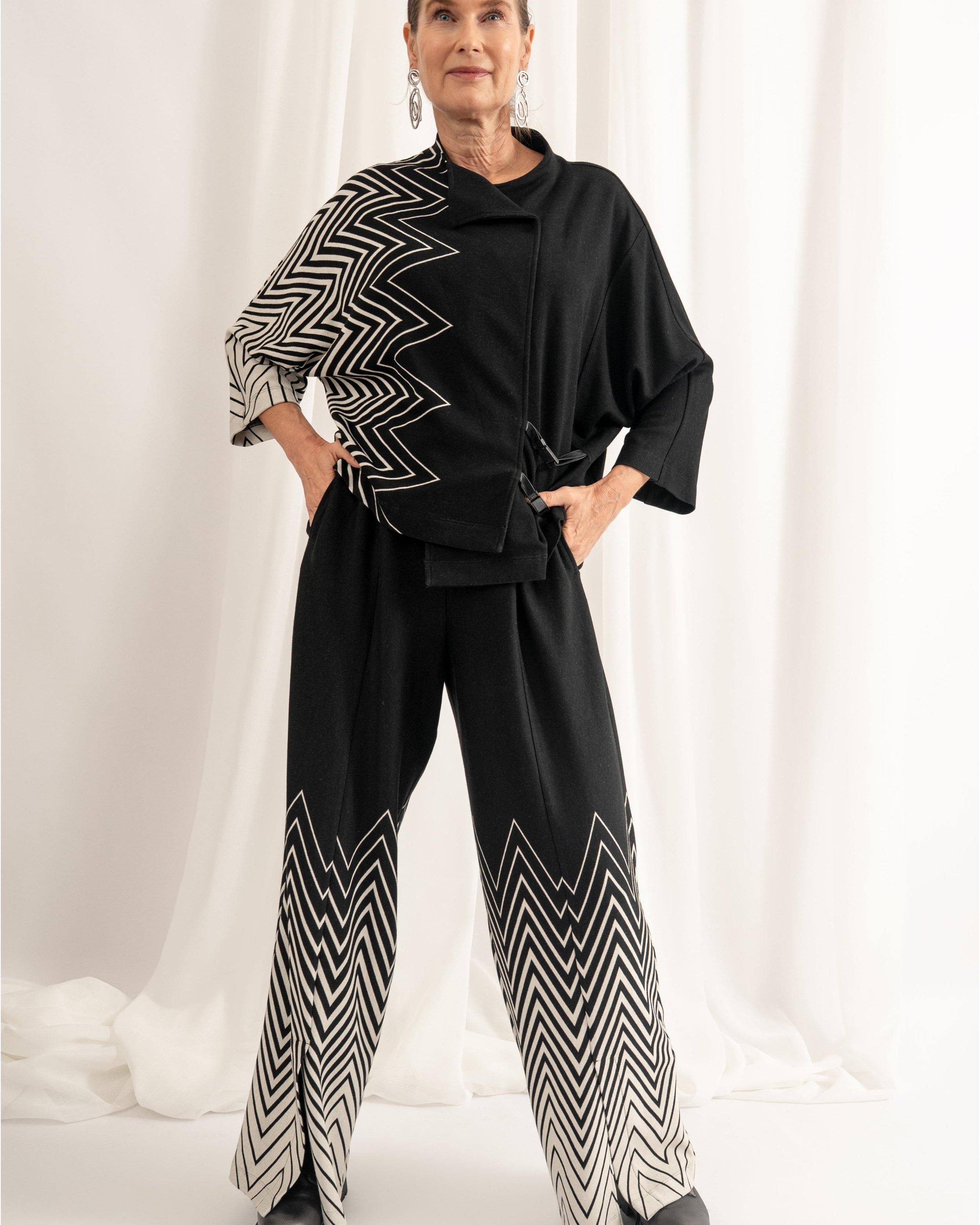 ELSEWHERE rechte broek ZIGZAG