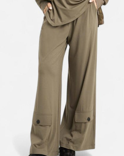 ELSEWHERE wijde broek COMFY