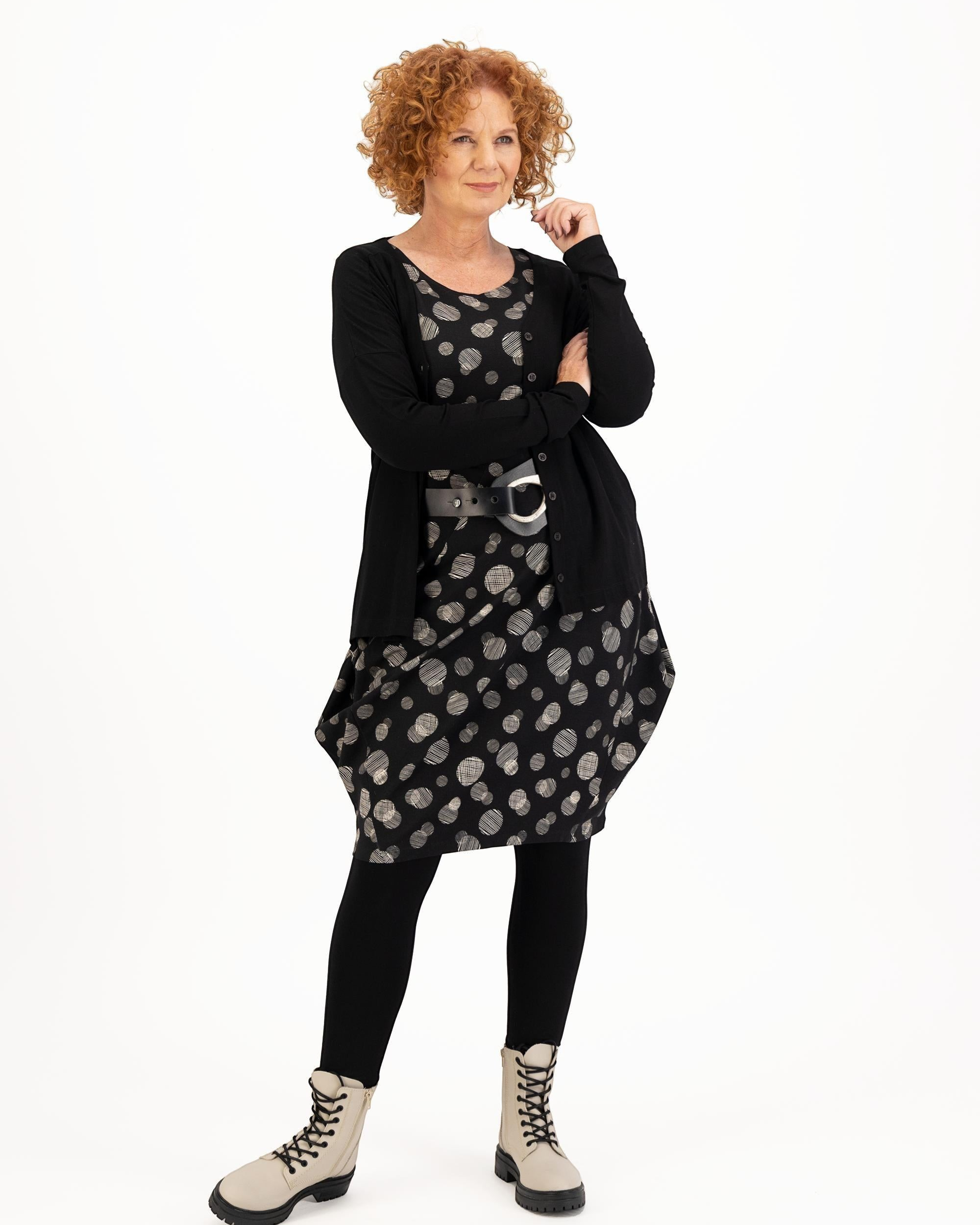 LEEZZA Weste ERIKA schwarz