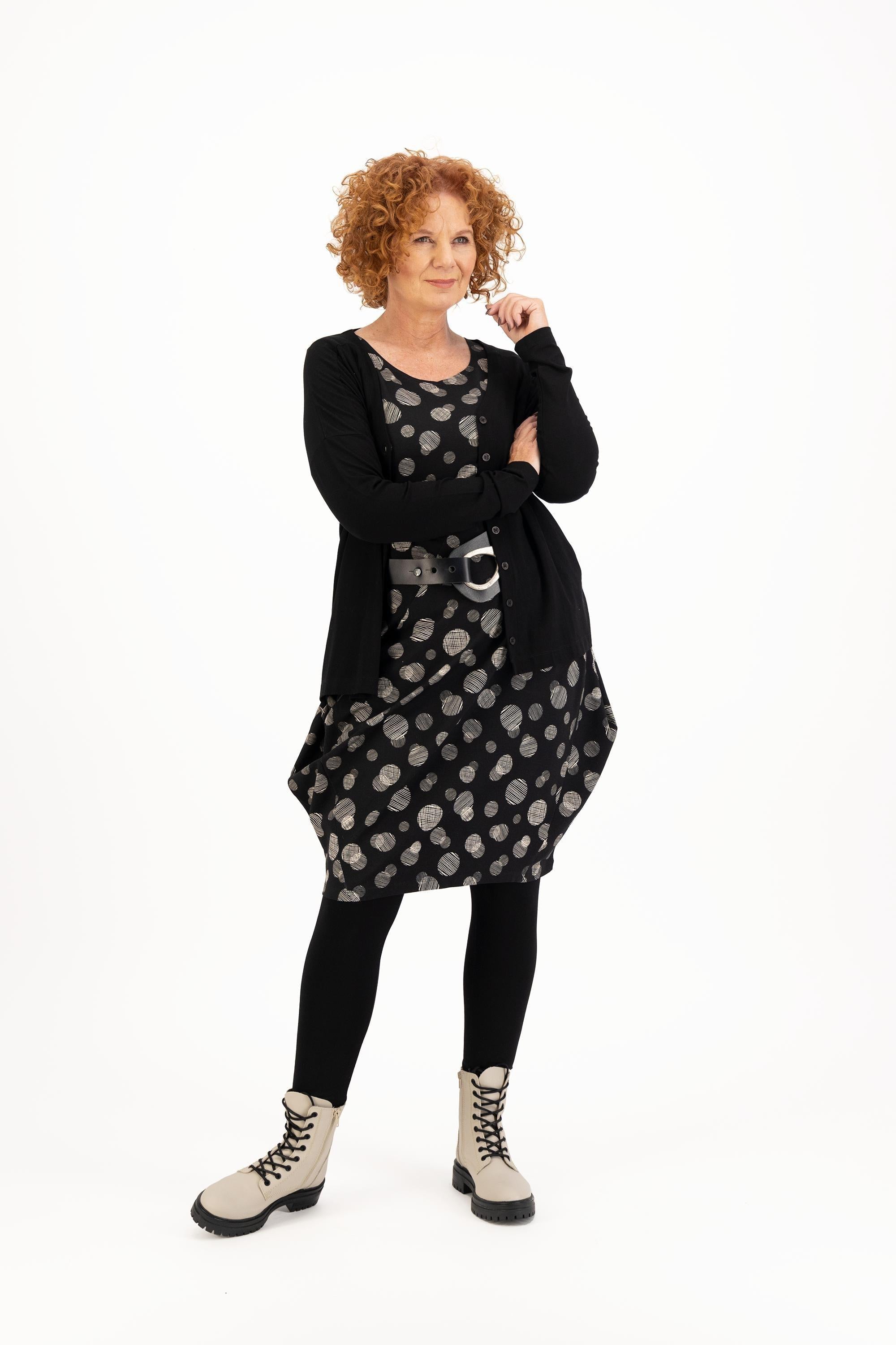 LEEZZA vest ERIKA zwart