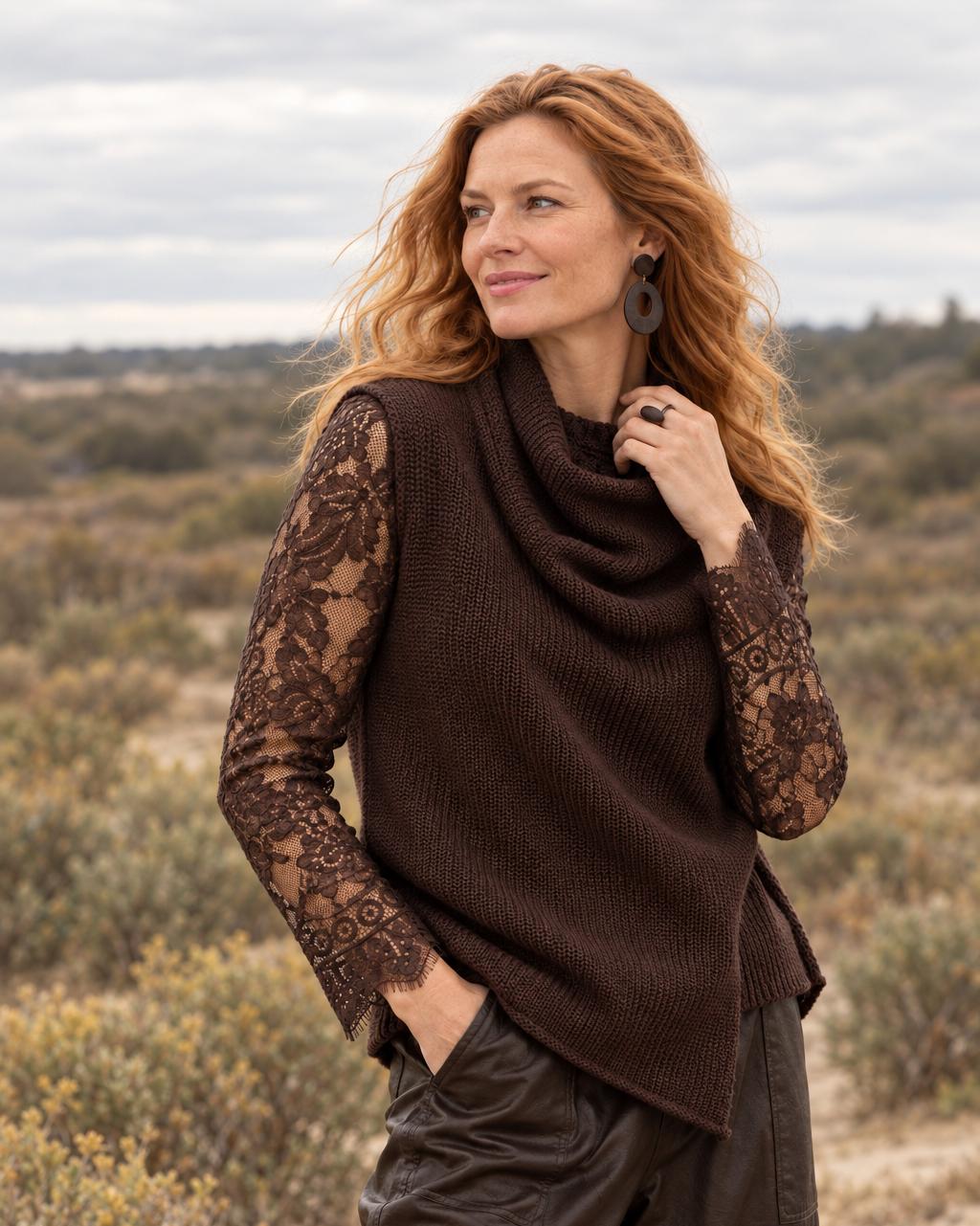 NÜ DENMARK ärmelloser Pullover ELLA