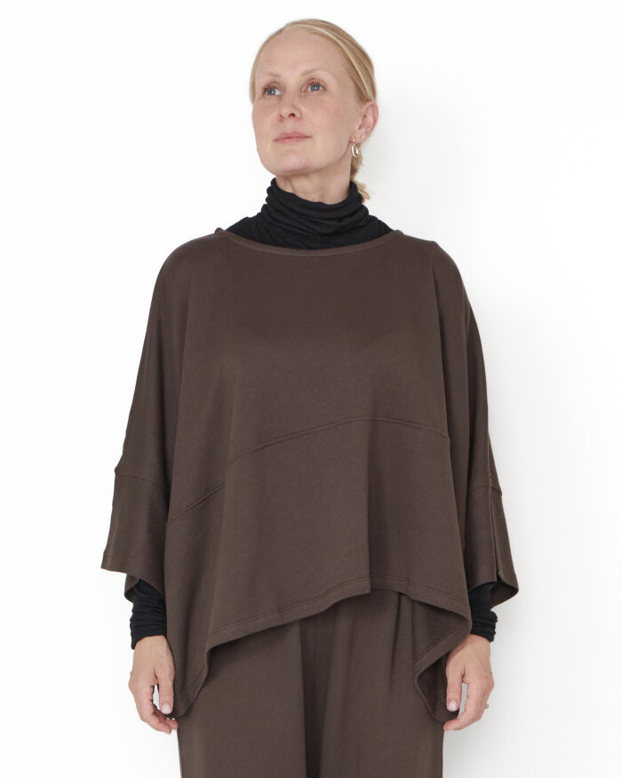 SORT AARHUS boxy pullover CLAY