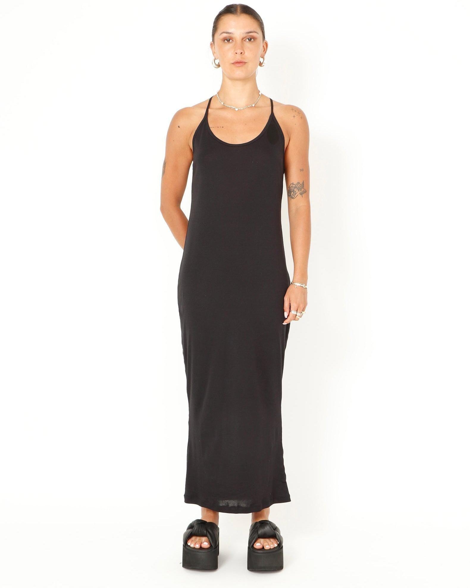 Sort AARHUS Kleid BARLIA