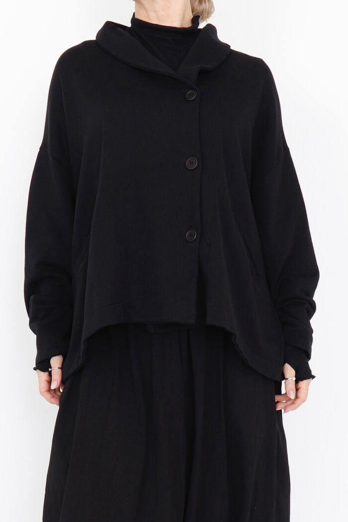 SORT AARHUS oversized vest ASFERG