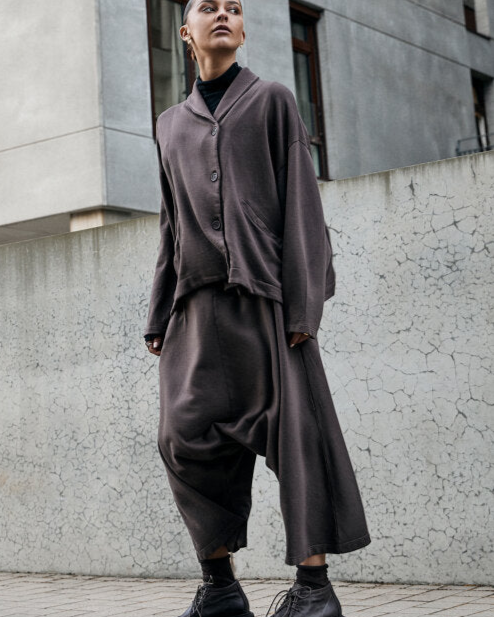 SORT AARHUS oversized vest ASFERG