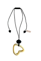 ZSISKA ketting offwhite hart ORGANIC