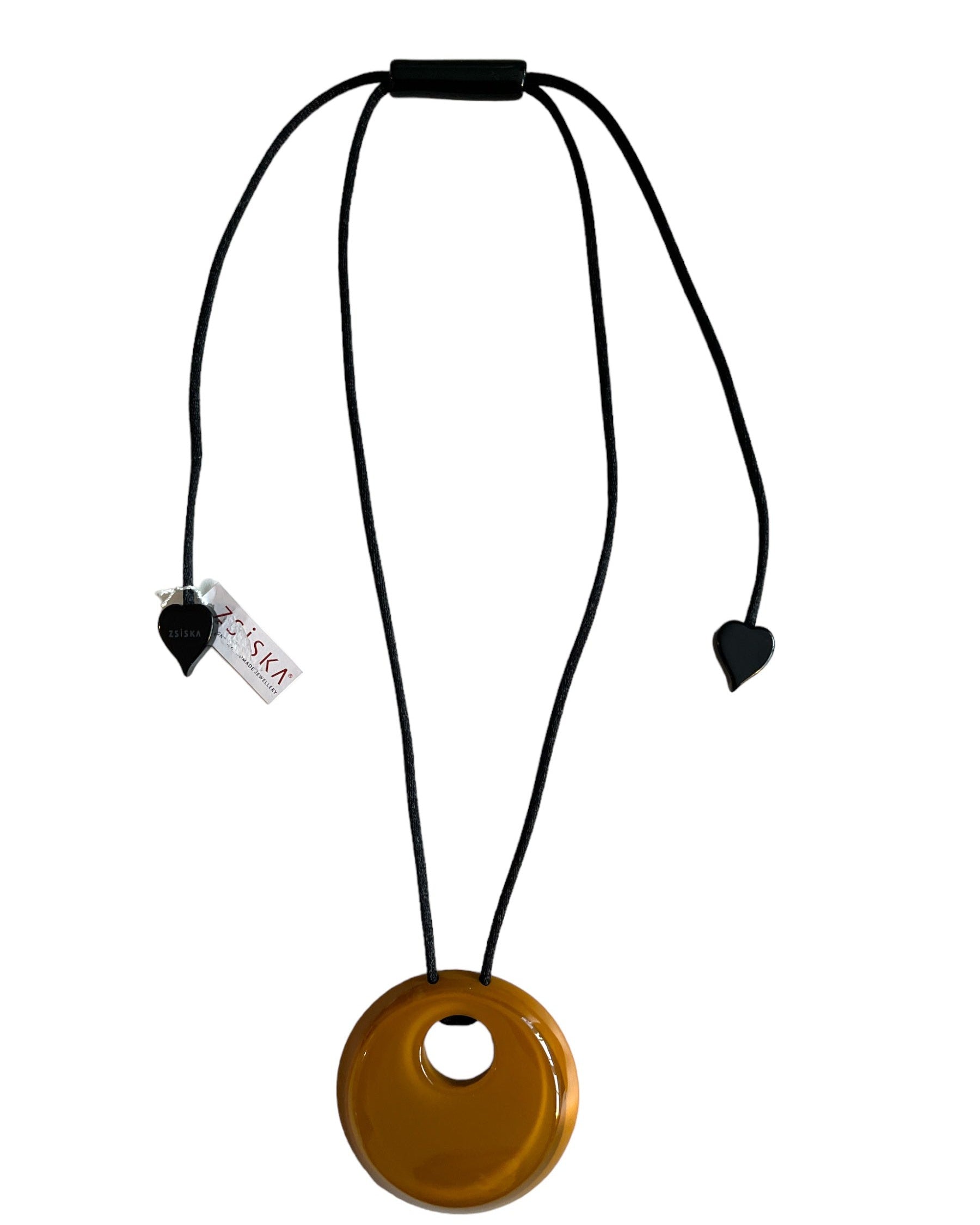 ZSISKA ketting pendant COLOURFUL STATEMENTS - oker