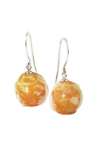 ZSISKA oorbellen oranje koper CAPRI