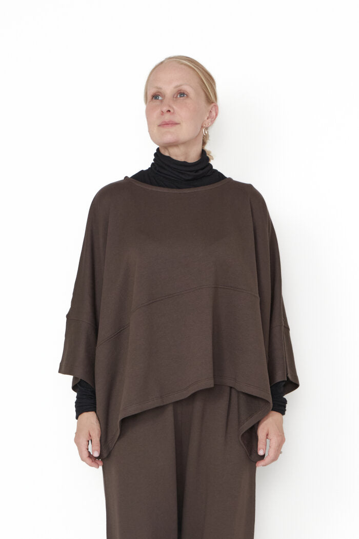 SORT AARHUS boxy pullover CLAY