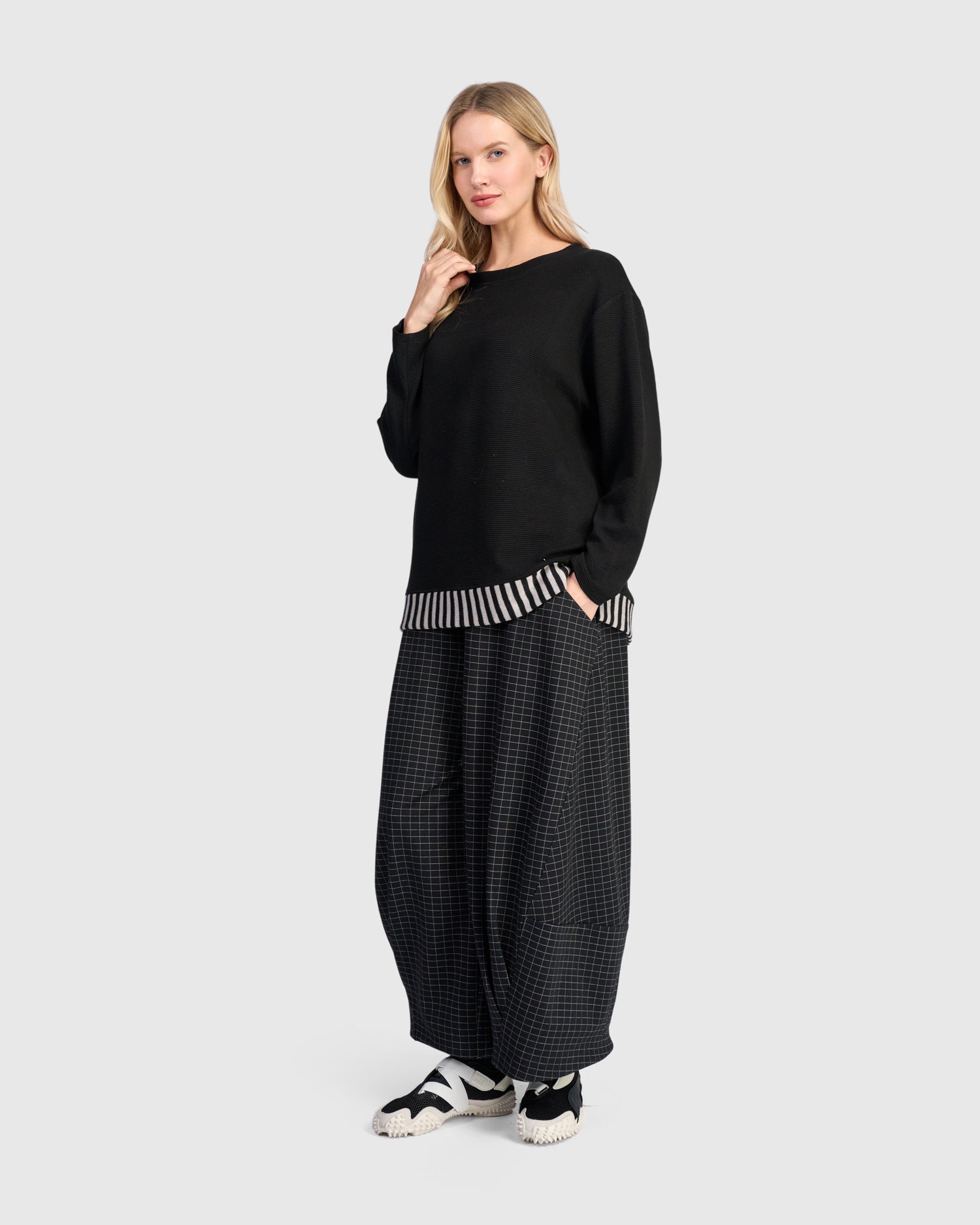 ALEMBIKA URBAN broek CHECK