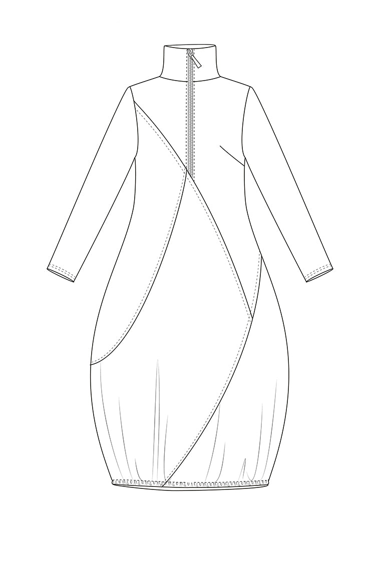 ELSEWHERE jurk TONAL