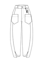 ELSEWHERE vegan lederen broek STITCH