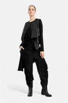 ELSEWHERE vegan lederen gilet STITCH