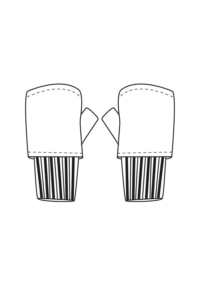 ELSEWHERE vegan lederen handschoenen STITCH