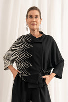 ELSEWHERE vest ZIGZAG