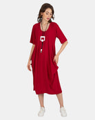 LEEZZA Kleid mit kurzen Ärmeln BERLIN