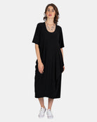 LEEZZA Kleid mit kurzen Ärmeln BERLIN