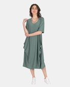 LEEZZA Kleid mit kurzen Ärmeln BERLIN