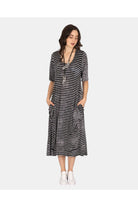 LEEZZA Kleid mit kurzen Ärmeln BERLIN