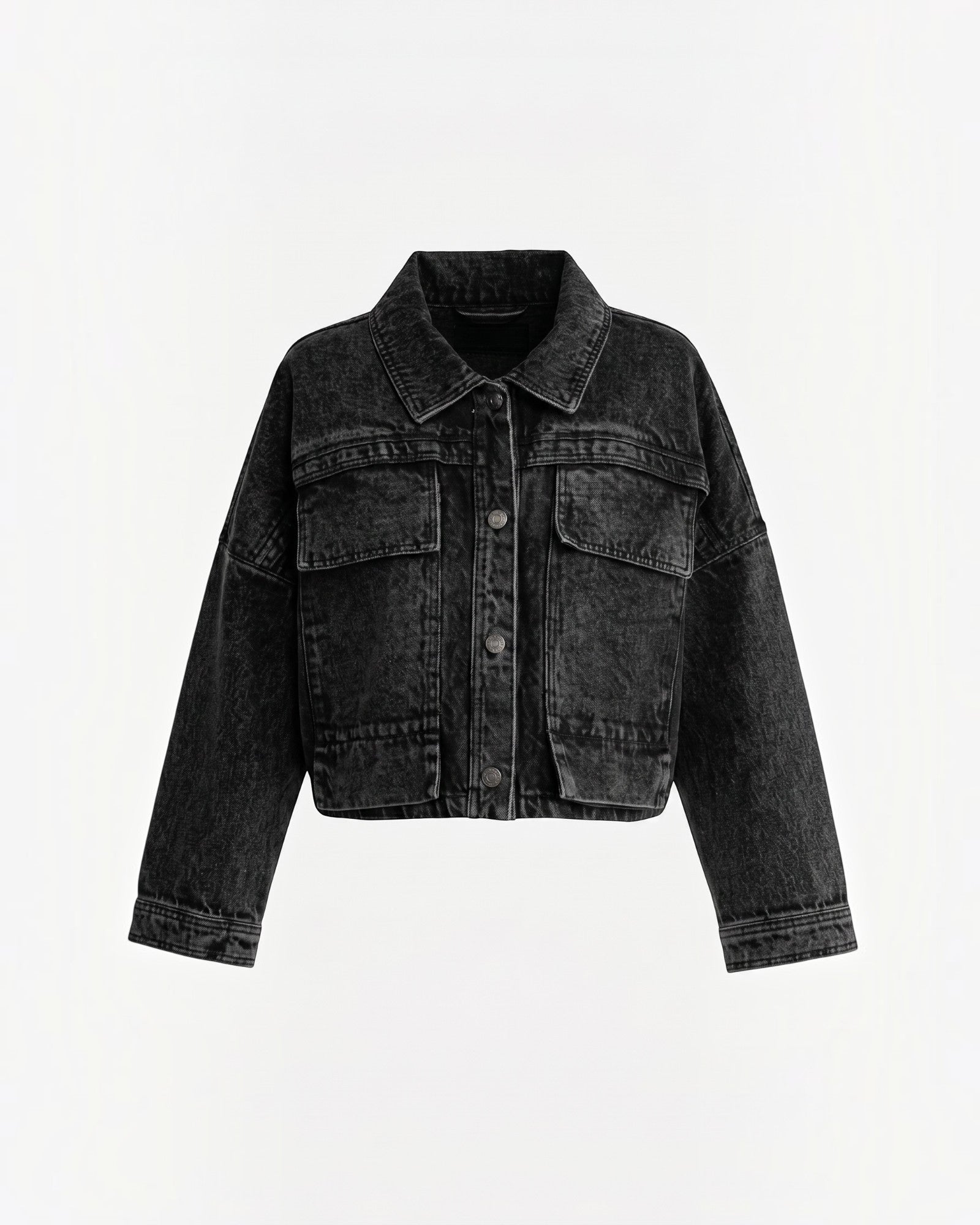 LUUKAA black denim jacket SASHA