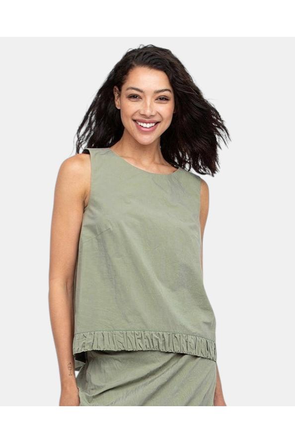 OZAI N KU mouwloze top FRIDA