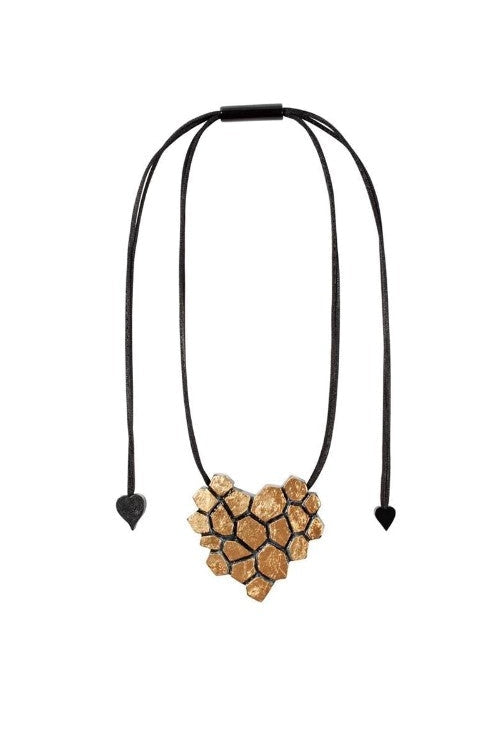 ZSISKA ketting goud BLOCKS