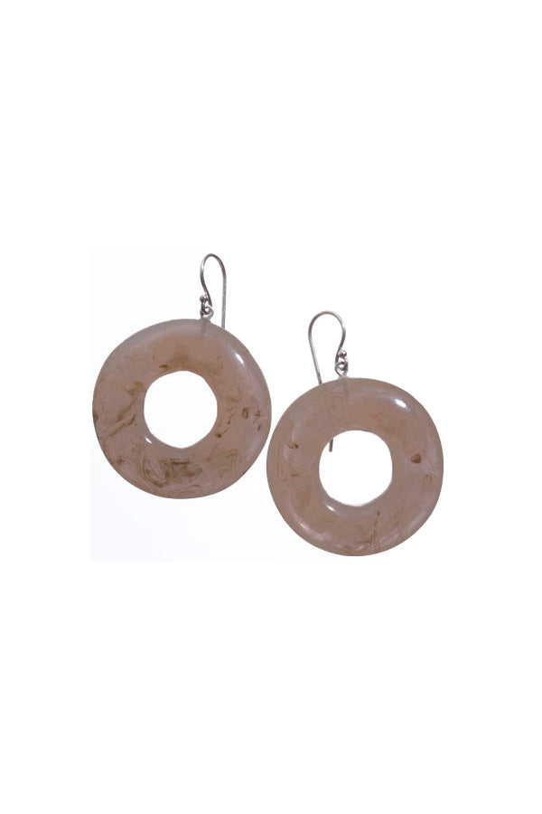 ZSISKA oorbel ORGANIC taupe